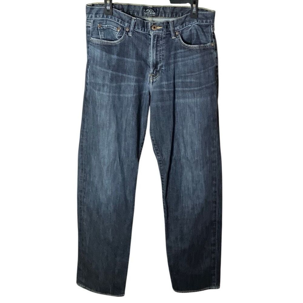 Lucky Brand 363 New Vintage Straight Medium Wash Non Ripped Jean 3432 762